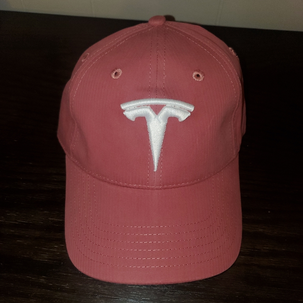 Tesla Coral Cap with White Logo